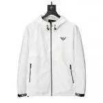 veste homme armani giorgio hoodie white